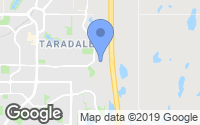 Map of Martindale, AB