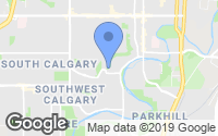 Map of Martindale, AB