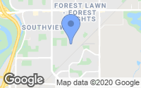 Map of Martindale, AB