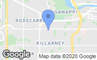 Map of Martindale, AB