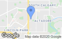 Map of Martindale, AB